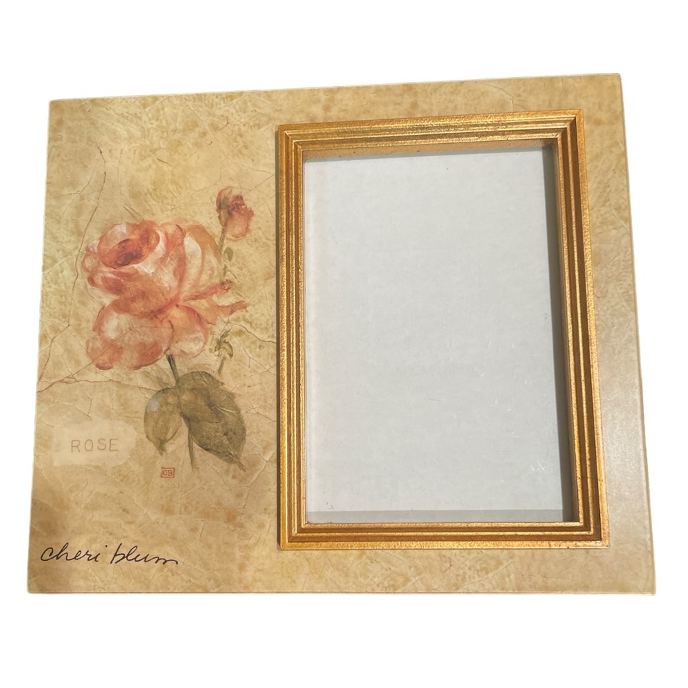 Picture Fram With Flower Design